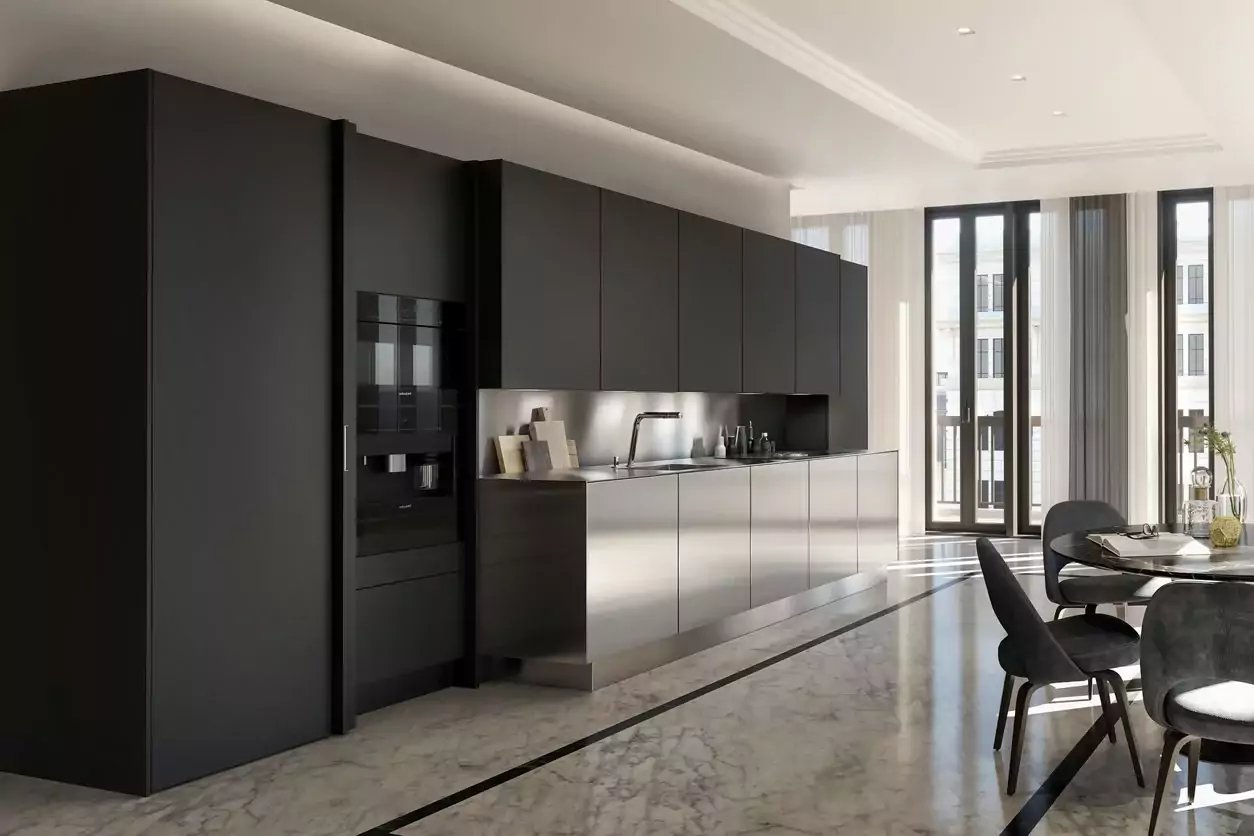 4 of 20 Kitchens With Beautiful Black Cabinets
