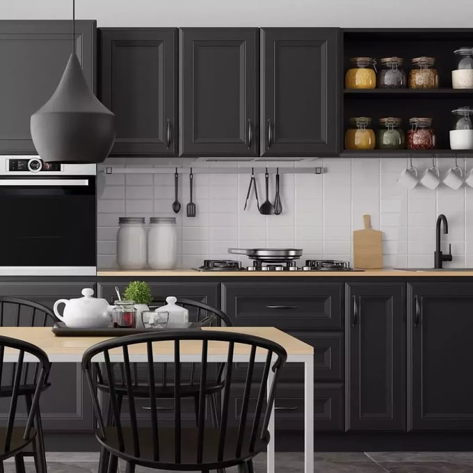 Is Black a Good Choice for Kitchen Cabinets?