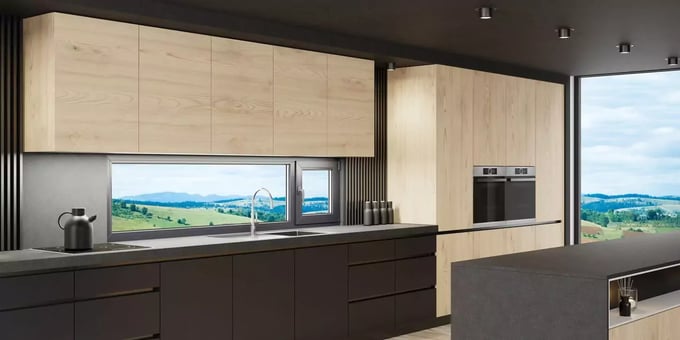 Black Kitchen Cabinets - Mod Cabinetry 7