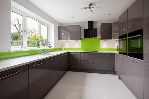 Green - Gray Kitchen Cabinetry