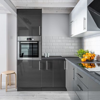 Use Different Tones of Gray- Gray Kitchen Cabinetry