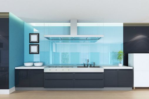 Blue - Gray Kitchen Cabinetry