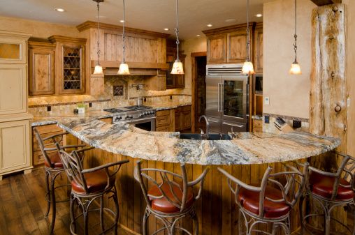  Rustic kitchen cabinets- Kitchen Cabinet Designs