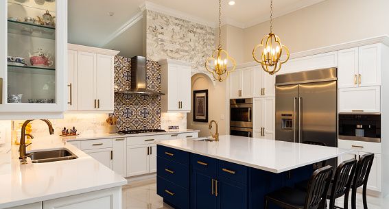 They are customizable to any aesthetic- White Kitchen Cabinets
