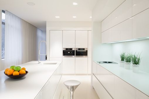 Choose the right finish - White Kitchen Cabinets