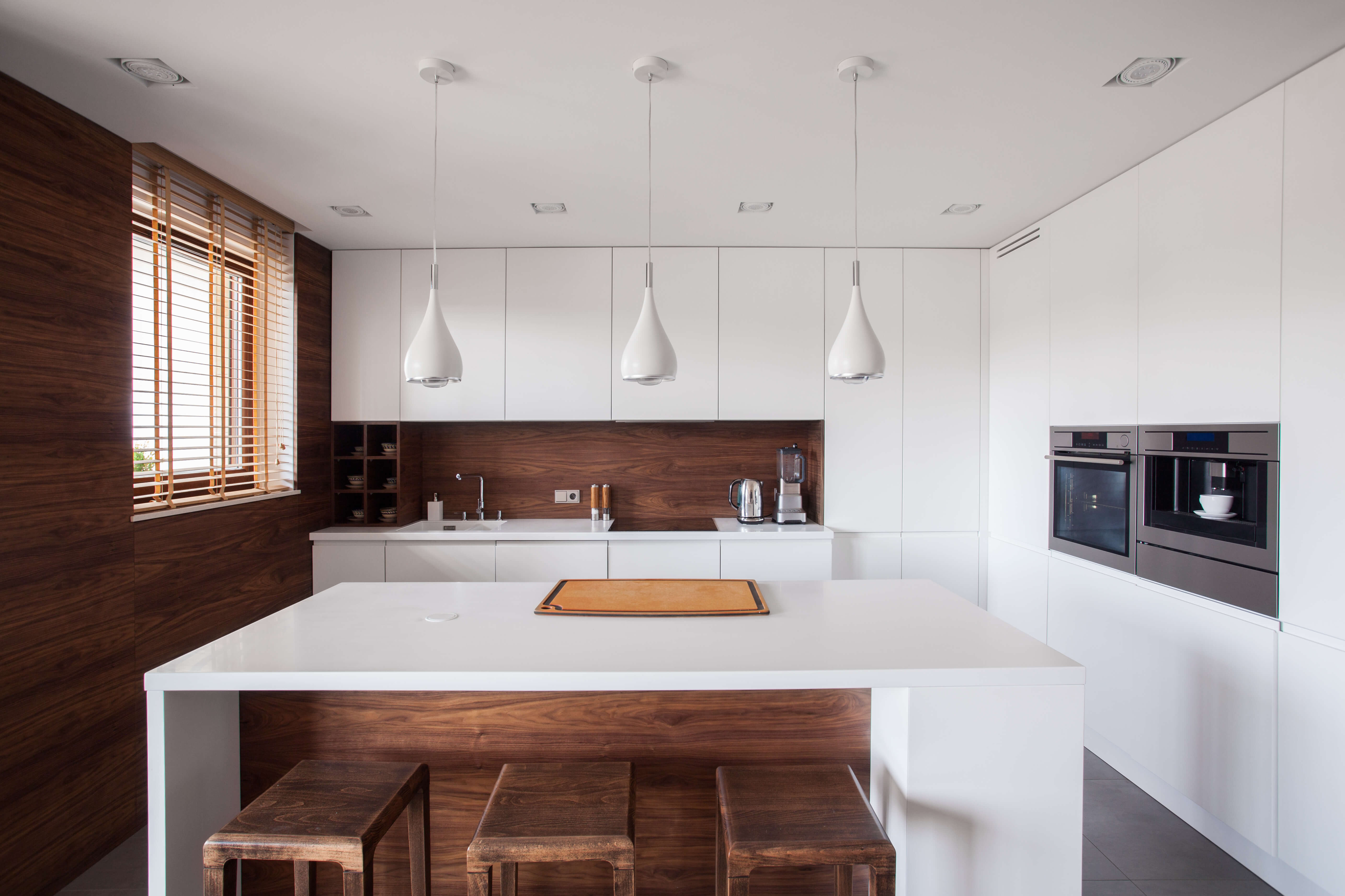 Modern Kitchen Cabinetry with Pantry