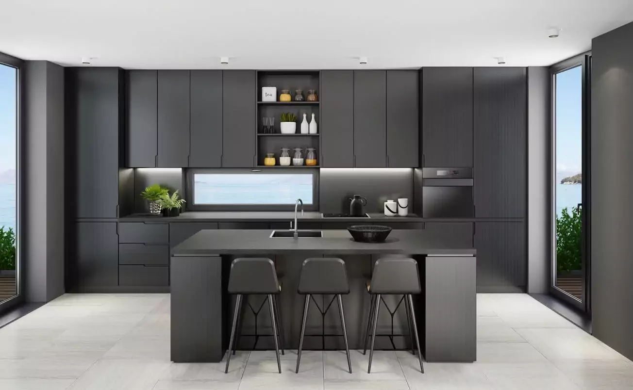 2 of 20 Kitchens With Beautiful Black Cabinets