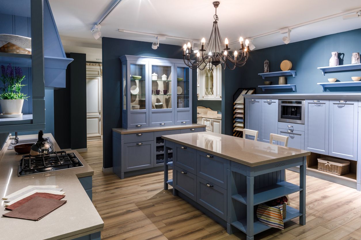 Are Blue Kitchen Cabinets In Style? -Blue Kitchen Cabinets - An Extraordinary Trending Design! Blue 
