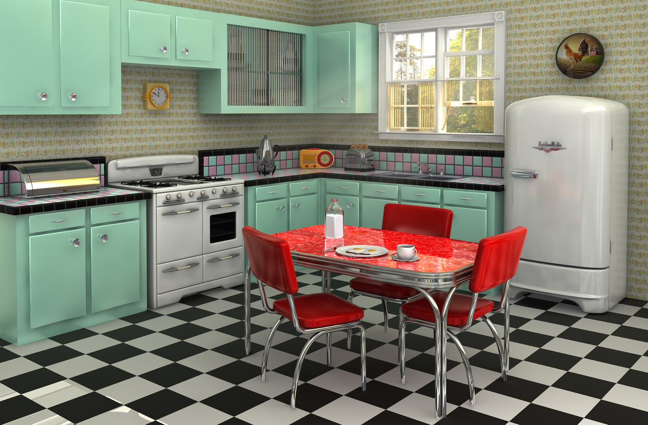 1. Embrace the Vintage Vibes in Kitchen Retro Style