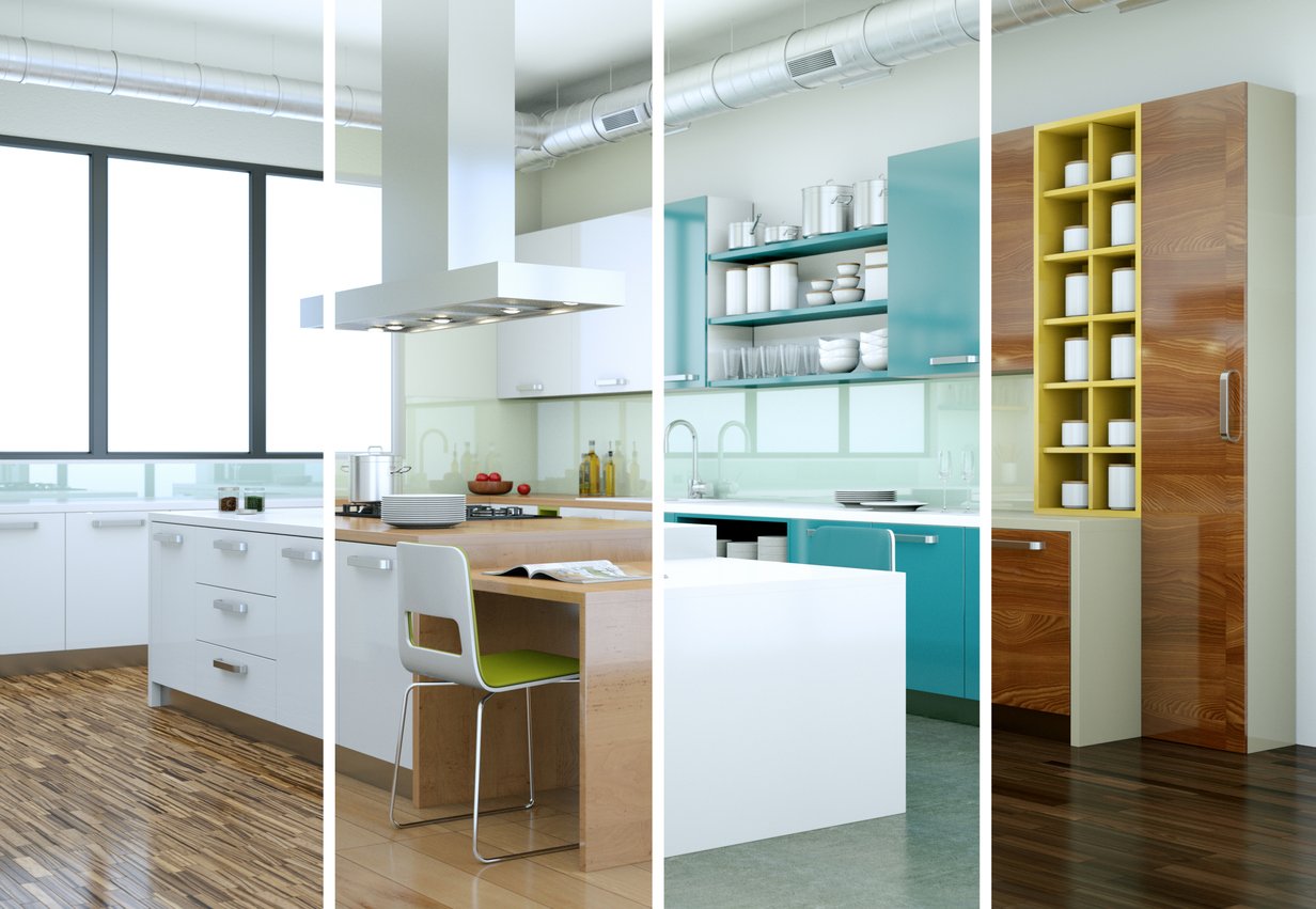 Experiment with different cabinetry styles to find the one that fits your home perfectly.