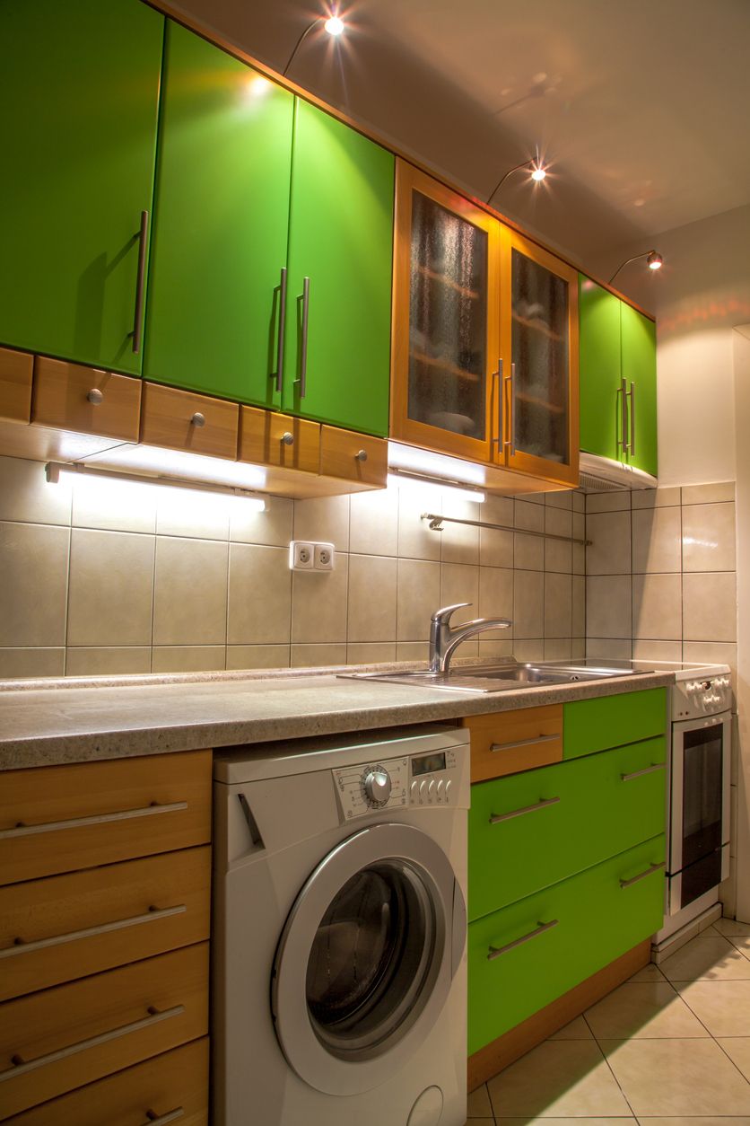 Use as an Accent Color - 10 Cool and Fabulous Green Kitchen Ideas