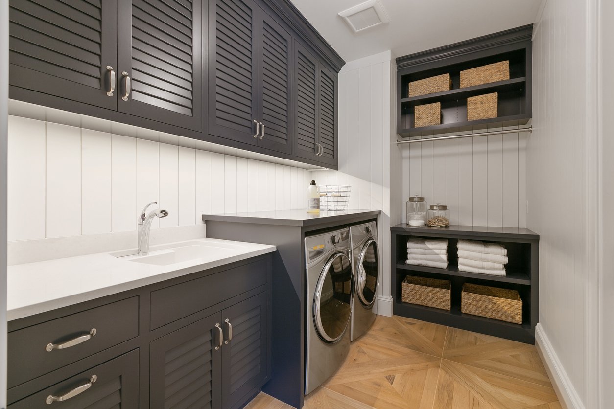 Laundry Room Custom Cabinet Ideas