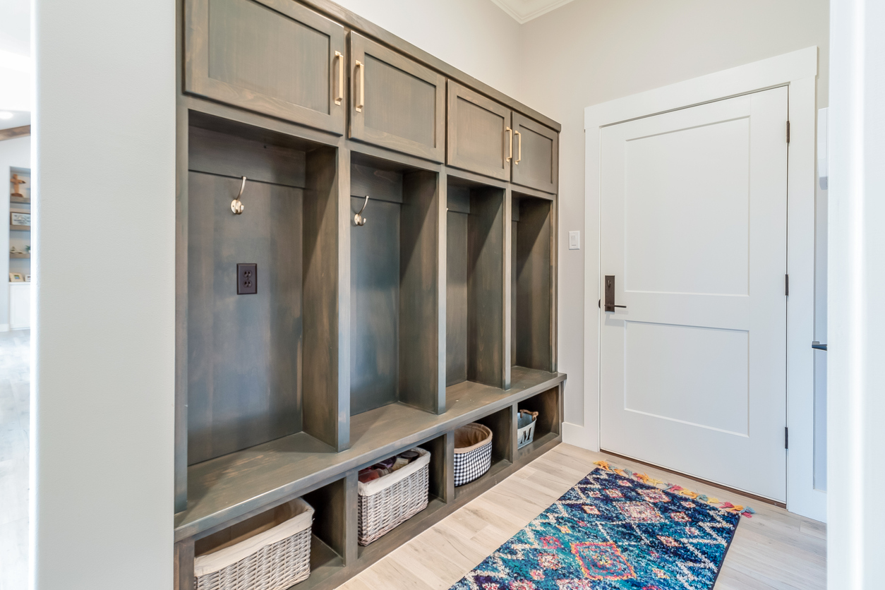 4. Install Shaker Cabinets in the Mudroom