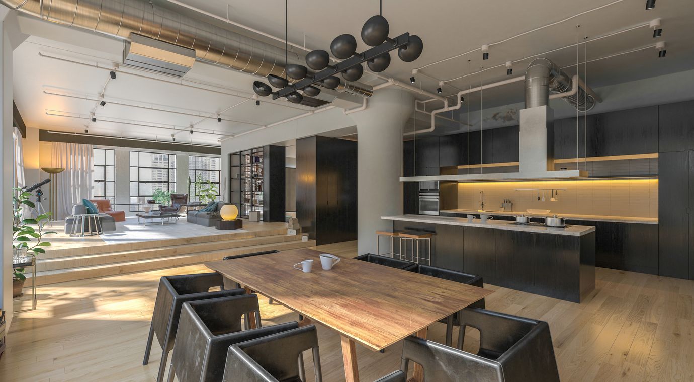 Make Your Industrial Style Kitchen Look Luxurious