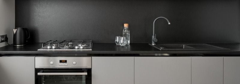 Black - Gray Kitchen Cabinetry