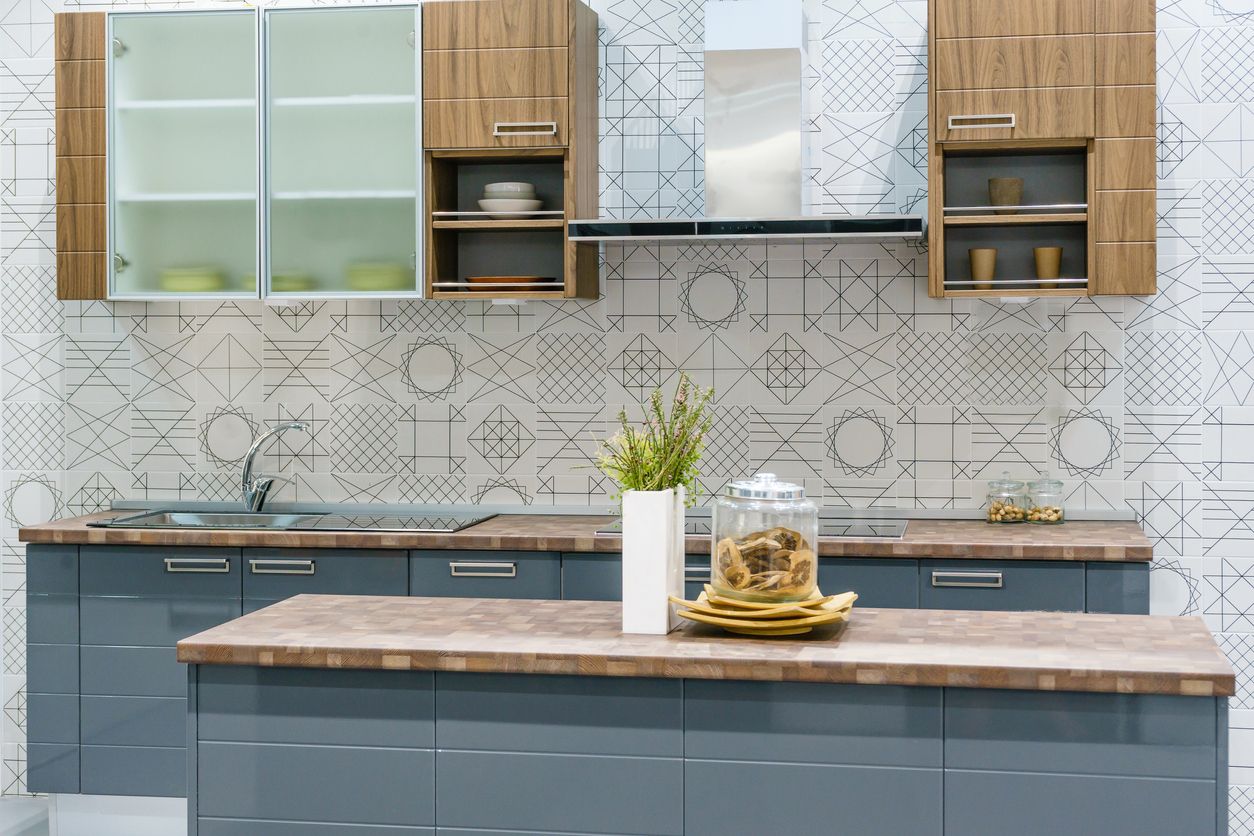 Play with patterns- Modern Kitchen