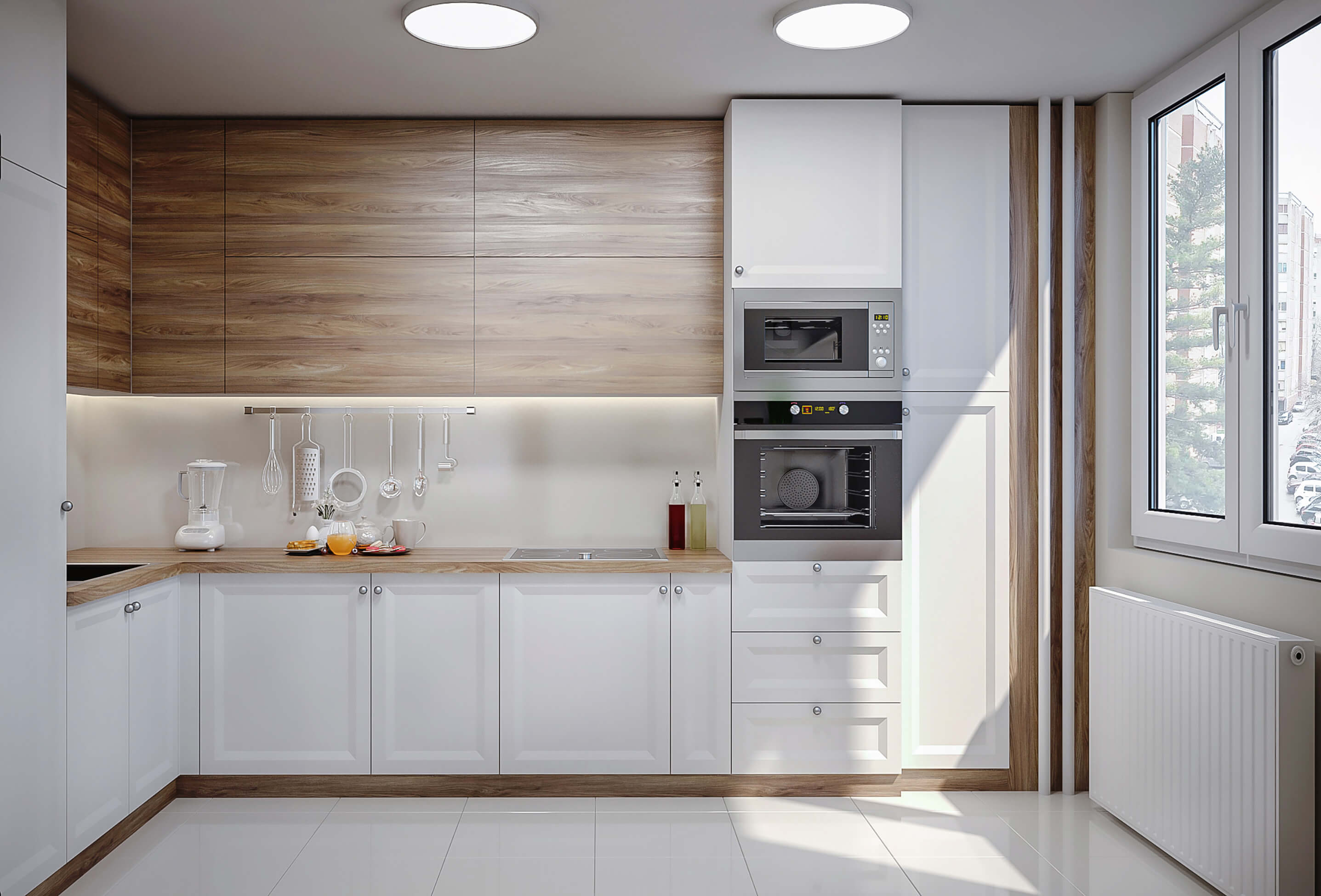 Natural Wood Kitchen Cabinets Mod Cabinetry White wood